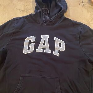 Gap XXL hoodie with front pocket navy blue